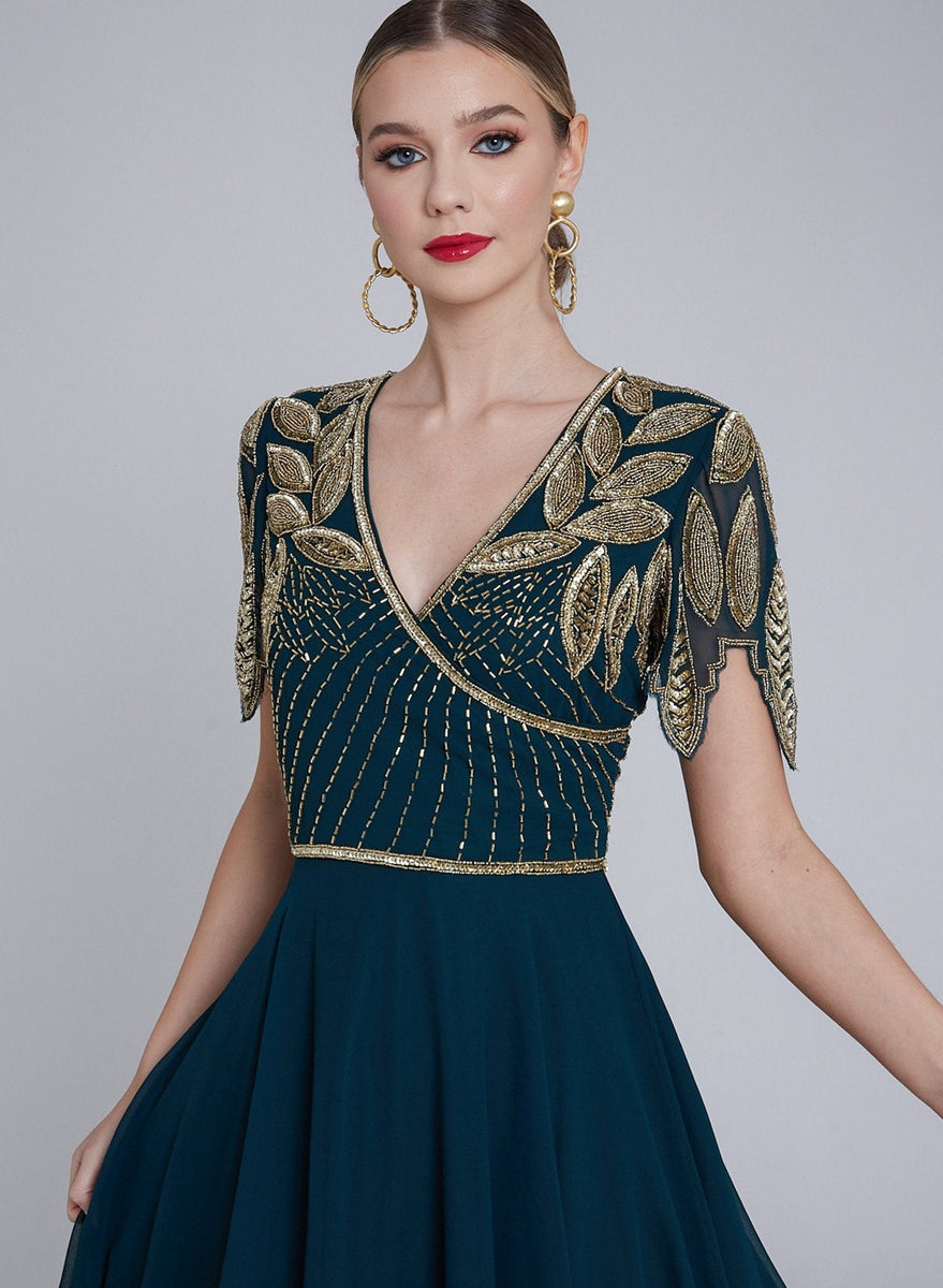 Ursula midi online skater blue