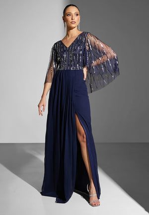 JOJO CAPE DRESS Lolliesvintagestore