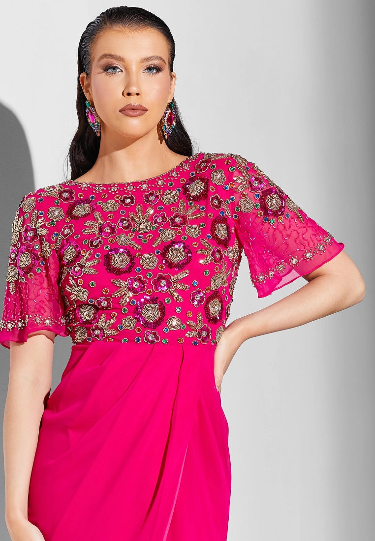 DUNNI DRESS PINK – Lolliesvintagestore