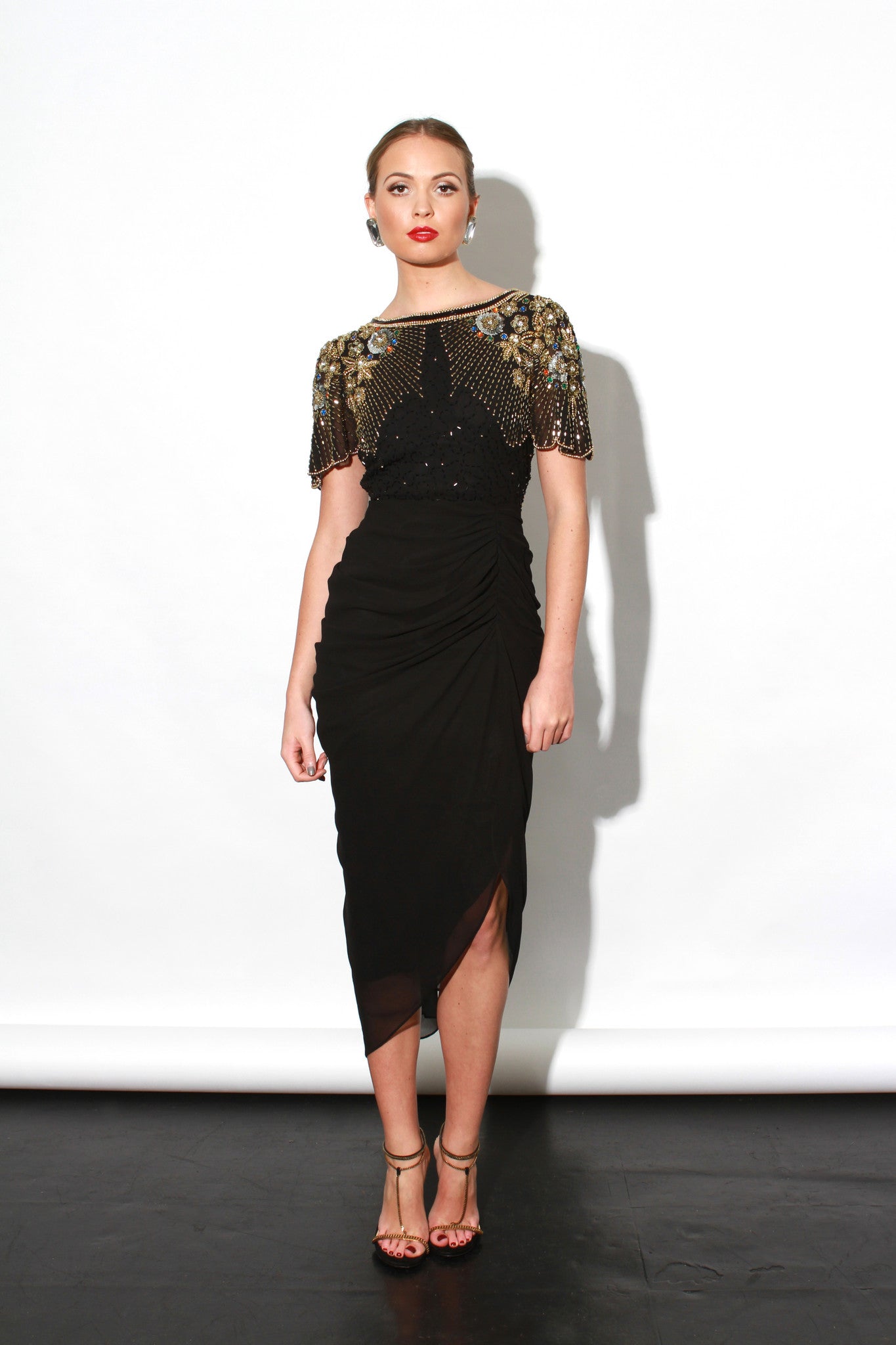 DENISE DRESS BLACK Lolliesvintagestore