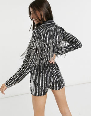 FRINGE PLAYSUIT