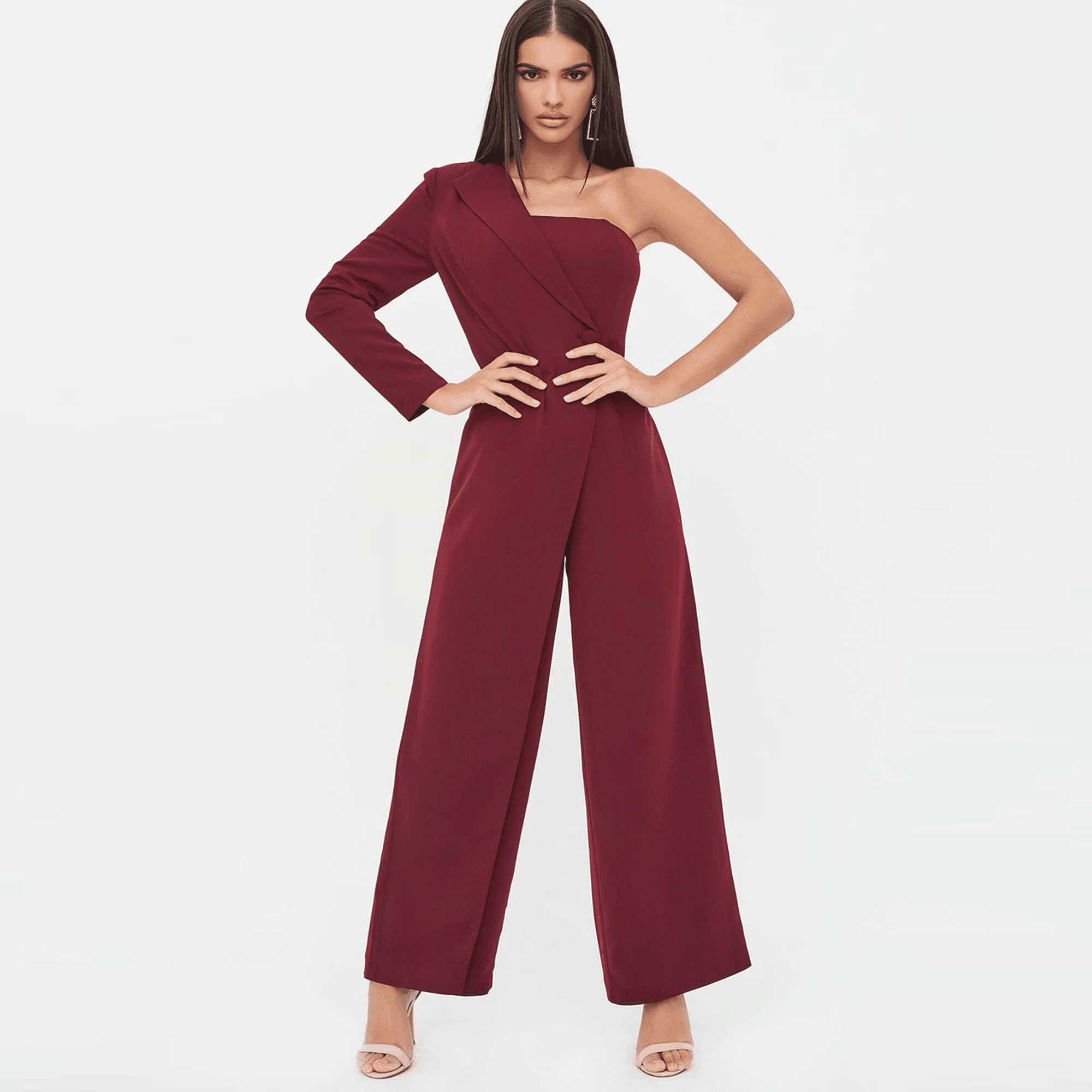 Lavish alice red jumpsuit shop